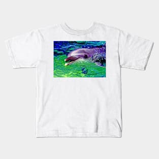 dolphin's smile Kids T-Shirt